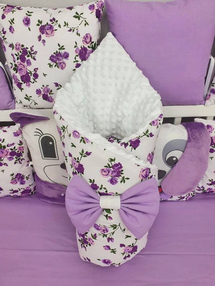 ❤ Набір "Хмаринка" зі звірятами. Принт - Фіолетовий з зірочками. Тип - Подушки (#95745134) ✓ Anna Konvert
