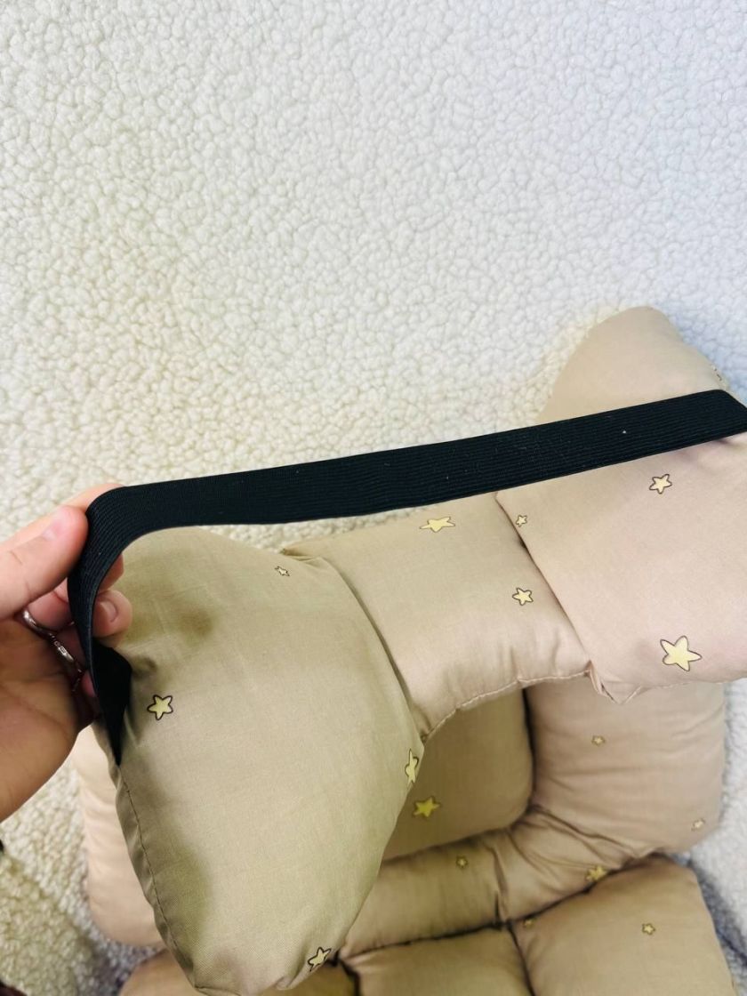 ❤ Матрасик у прогулянку 3в1. Принт - Бежевий зжовтими дрібними зірочками (#67034518) ✓ Anna Konvert