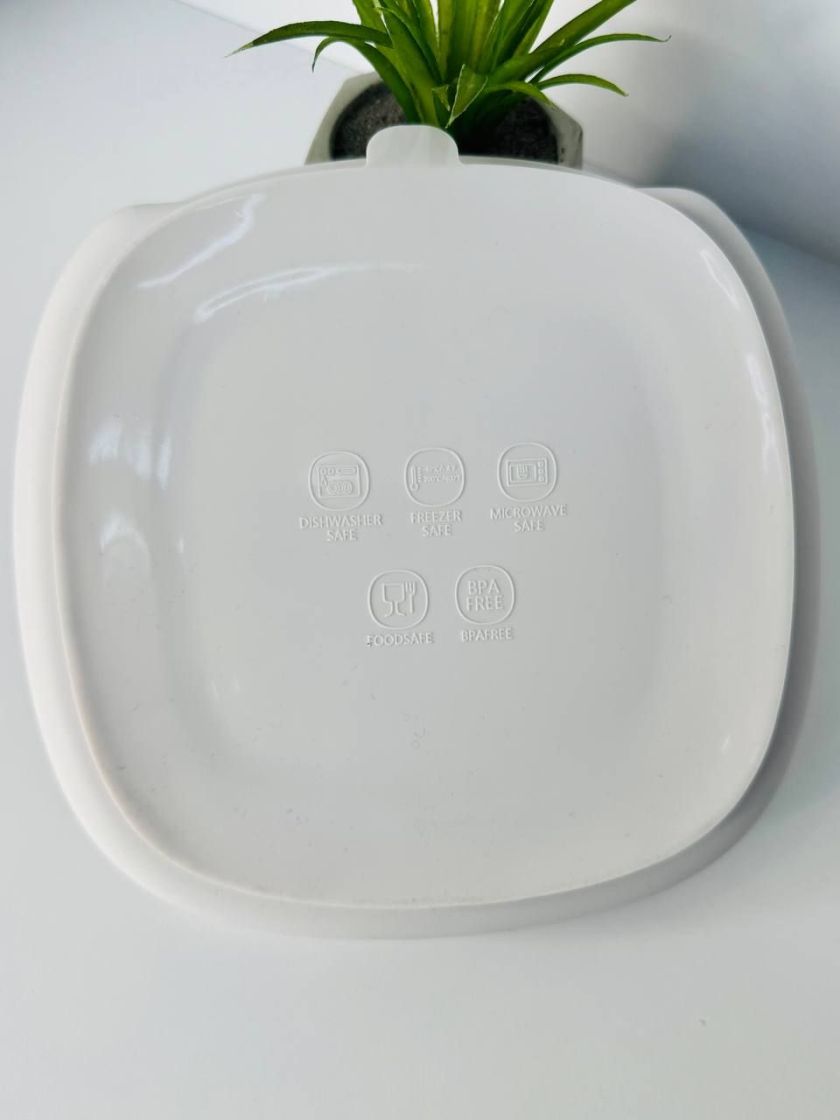 ❤ Тарілка з секціями, силіконова, на присосці. Колір - Haze (#63936230) ✓ Anna Konvert