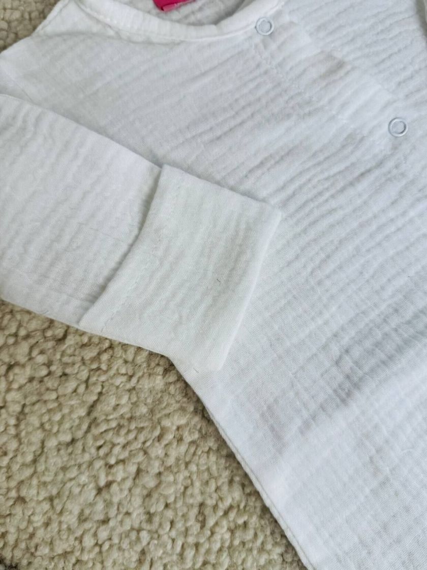 ❤ Мусліновий чоловічок з шапочкою. Принт - Молочний однотон. Розмір - 56-62см (#74757487) ✓ Anna Konvert