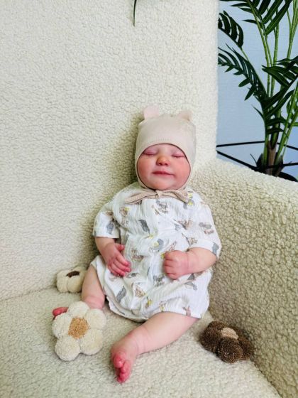 ❤ Шапочка з зав'язками, 0-3міс. Колір - Бежевий. Матеріал - Інтерлок (#39479874) ✓ Anna Konvert 2