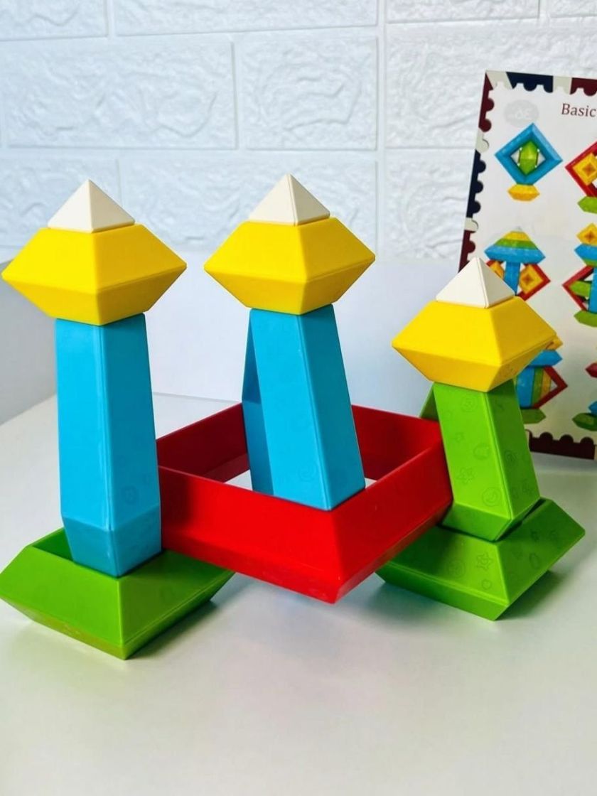 ❤ Логічний конструктор 8218 30 деталей, геометричні фігурки, в коробці (#8218) ✓ Anna Konvert