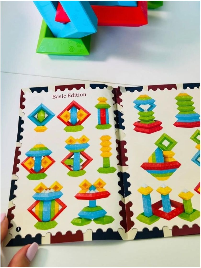 ❤ Логічний конструктор 8218 30 деталей, геометричні фігурки, в коробці (#8218) ✓ Anna Konvert