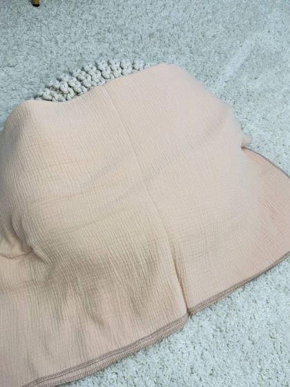 ❤ Пелюшки муслінові чотирьохшарові, жатка. Принт - Бежева, однотонна. Розмір - 90*135см (#87086436) ✓ Anna Konvert 2