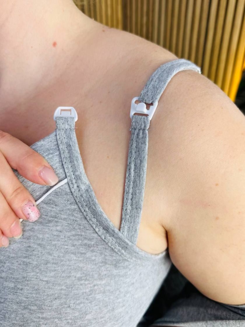 ❤ Комплет сорочка та халат для годування "Кант". Колір - Сірий. Розмір - 56-58 (#62645465) ✓ Anna Konvert