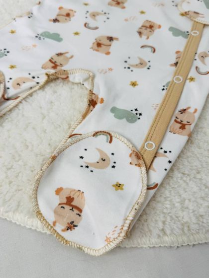 ❤ Чоловічок з шапочкою 56-62р. Колір - Веселка, заєць з бежевим (#16566876) ✓ Anna Konvert 2