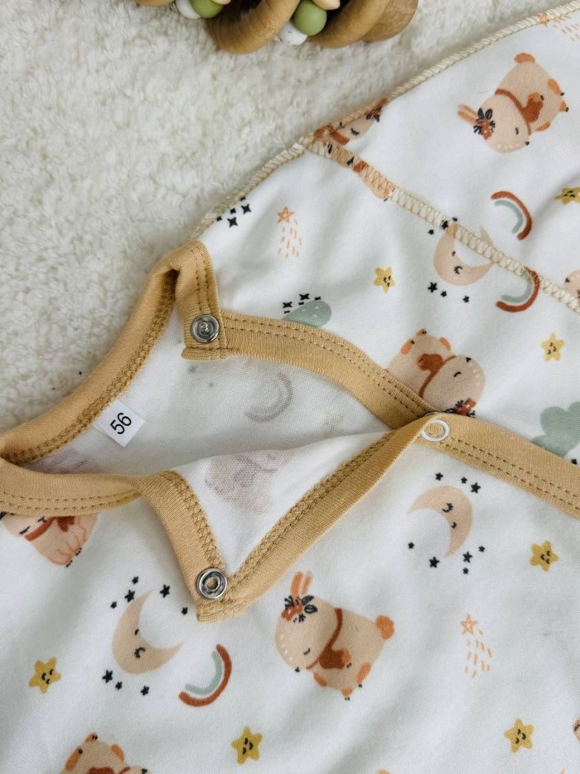 ❤ Чоловічок з шапочкою 56-62р. Колір - Веселка, заєць з бежевим (#16566876) ✓ Anna Konvert