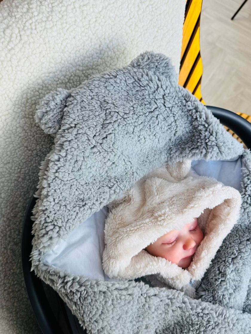 ❤ Конверт-плед на виписку у автокрісло Бараш. Колір - Сірий (#11244537) ✓ Anna Konvert