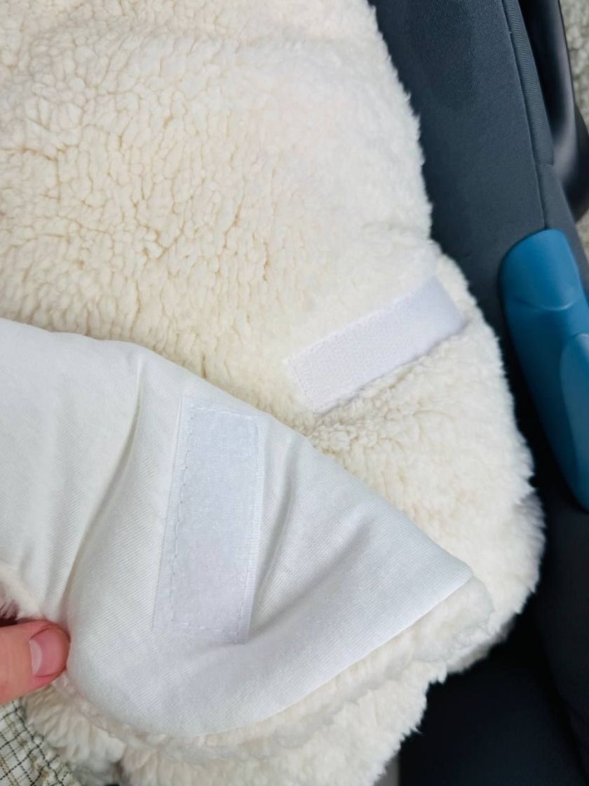 ❤ Конверт-плед на виписку у автокрісло Бараш. Колір - Молочний (#87103341) ✓ Anna Konvert