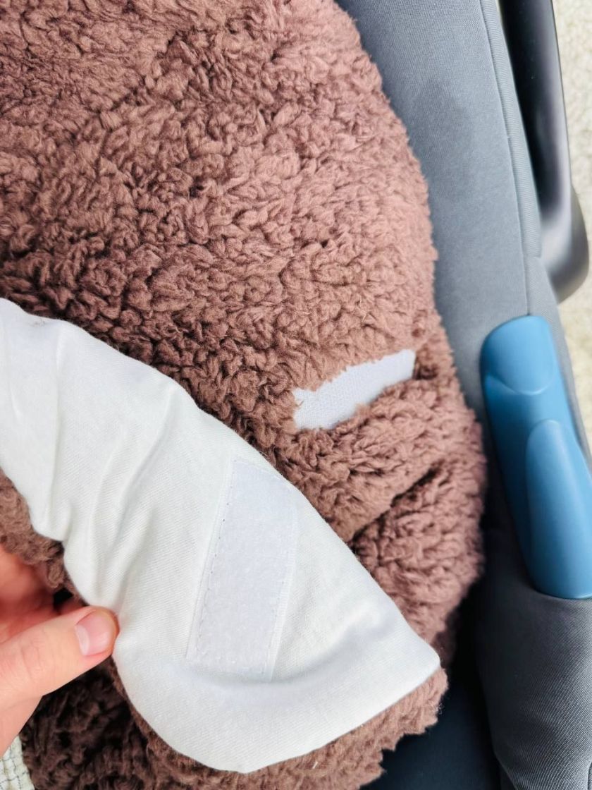 ❤ Конверт-плед на виписку у автокрісло Бараш. Колір - Коричневий (#87574190) ✓ Anna Konvert