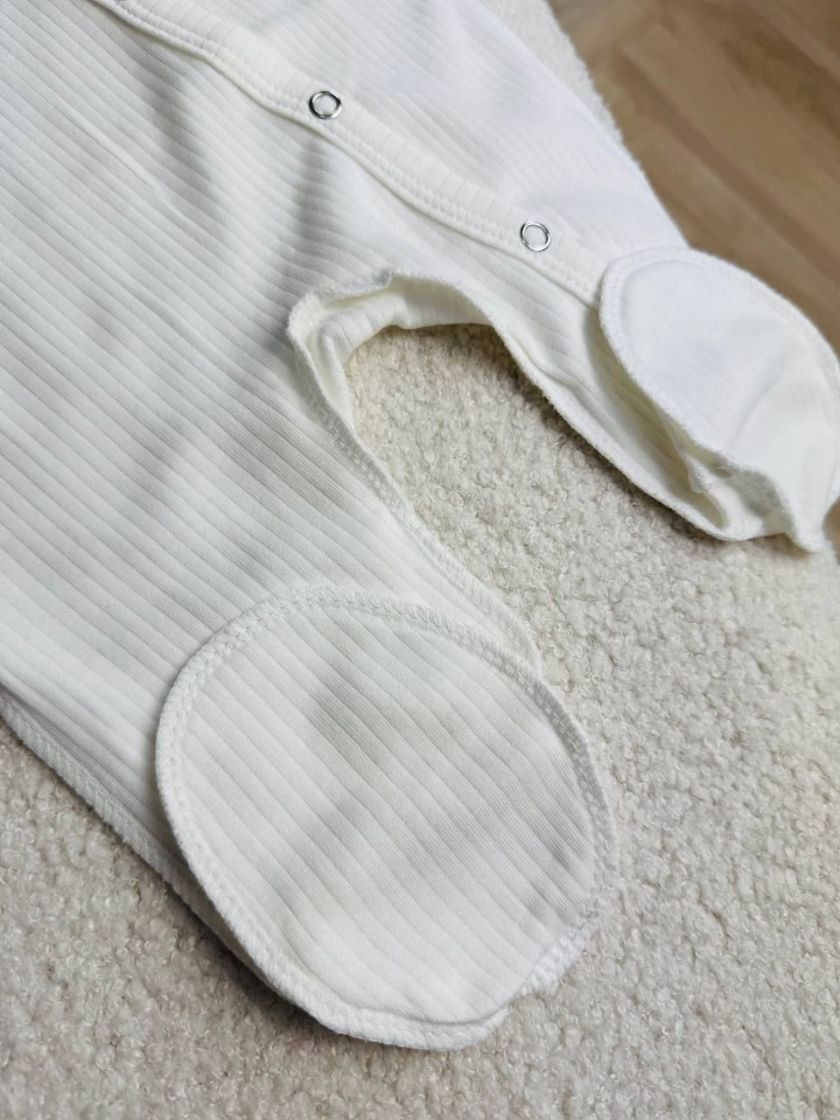 ❤ Чоловічок з шапочкою, рубчик, Баранчик БО. Колір - Молочний. Розмір - 56 (#92782090) ✓ Anna Konvert