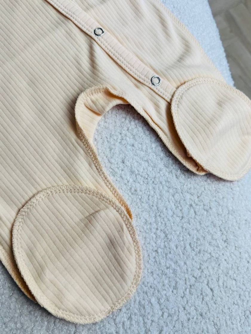 ❤ Чоловічок з шапочкою, рубчик, Баранчик БО. Колір - Пісочний. Розмір - 56 (#48057868) ✓ Anna Konvert