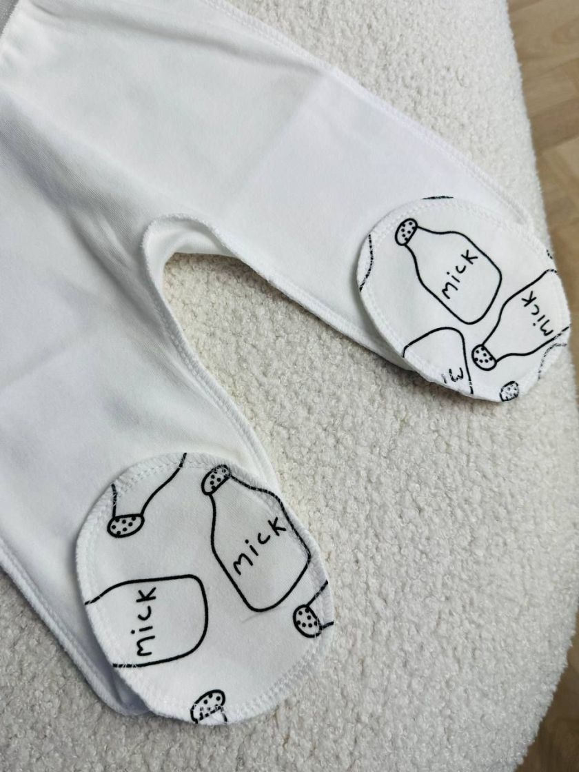 ❤ Комплект 3ка з сорочкою Баранчик БО. Принт - Пляшечки milk. Розмір - 56 (#29365064) ✓ Anna Konvert