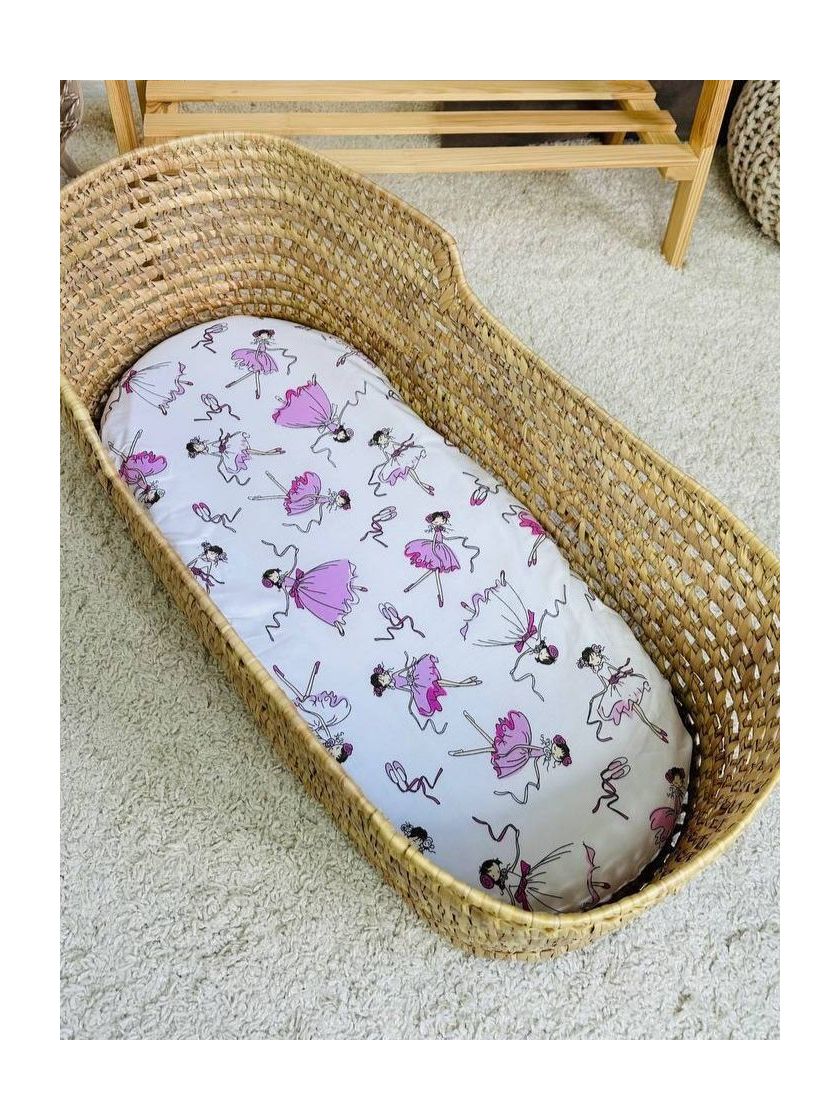 ❤ Простирадло непромакаюче у візочок на гумці. Принт - Балерини в пуантах (#24710650) ✓ Anna Konvert