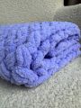 ❤ Пледик пуффі Лаванда, 90см на 70см (#0461-4) ✓ Anna Konvert