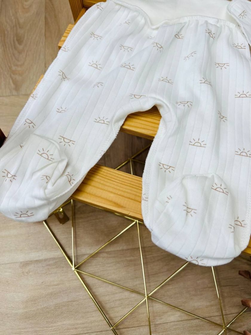 ❤ Комплект 3ка з сороч. 56-62, рубчик, Ромашка. Принт - Сонечки. Розмір - 56 (#34610777) ✓ Anna Konvert