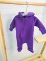 ❤ Ромпер, на флісі трьохнитка до +10 градусів.. Колір - Ліловий. Розмір - 68-74 см (#47105023) ✓ Anna Konvert