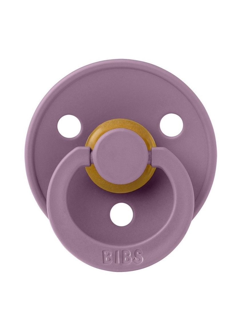 ❤ Соска пустушка BIBS Colour Latex Round (кругла). Колір - Mauve. Розмір - 0-6 міс (#3817350) ✓ Anna Konvert
