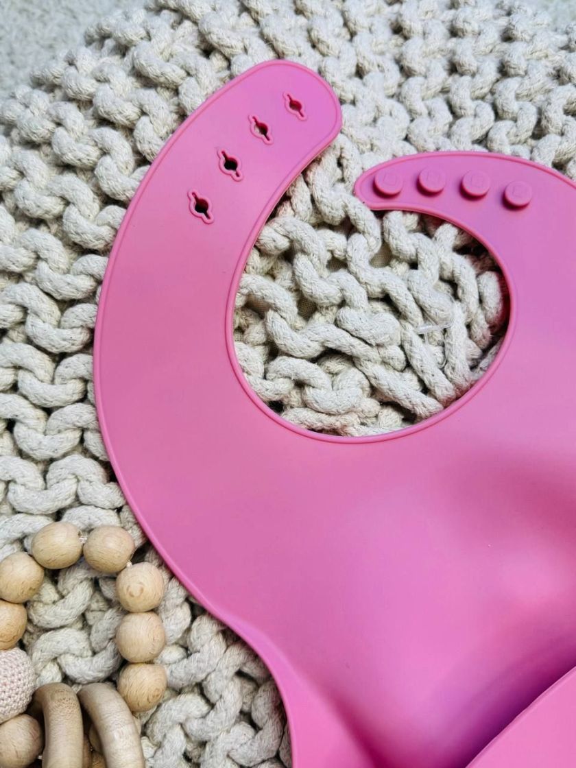 ❤ Силіконовий нагрудник "Color", з регулятором довжини. Колір - Dusty Rose (#68960072) ✓ Anna Konvert