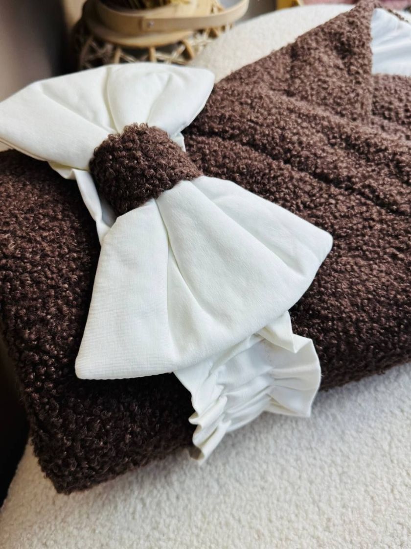 ❤ Демісезонний конверт-плед бараш. Колір - Шоколад (#18045242) ✓ Anna Konvert