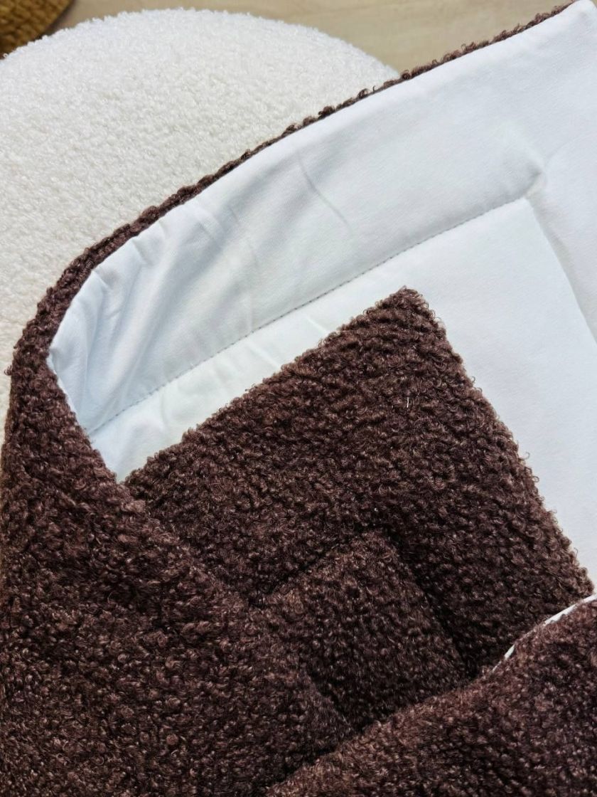 ❤ Демісезонний конверт-плед бараш. Колір - Шоколад (#18045242) ✓ Anna Konvert