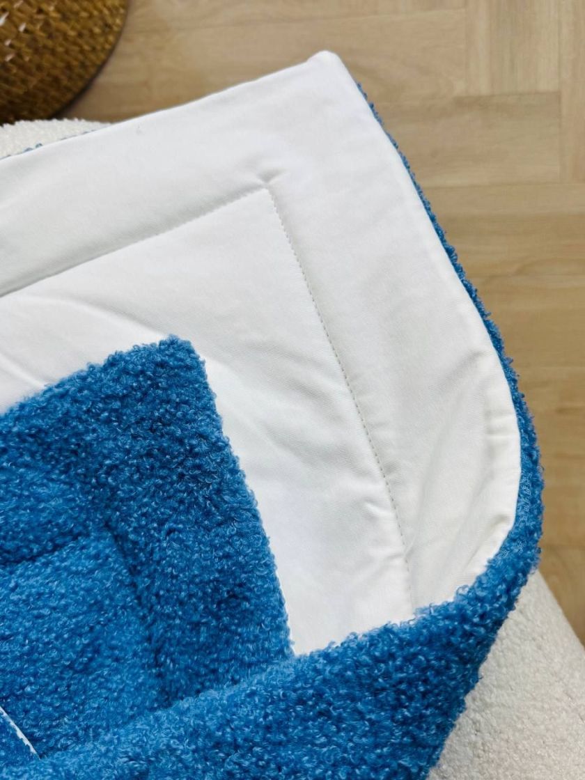 ❤ Демісезонний конверт-плед бараш. Колір - Синій (#72125148) ✓ Anna Konvert