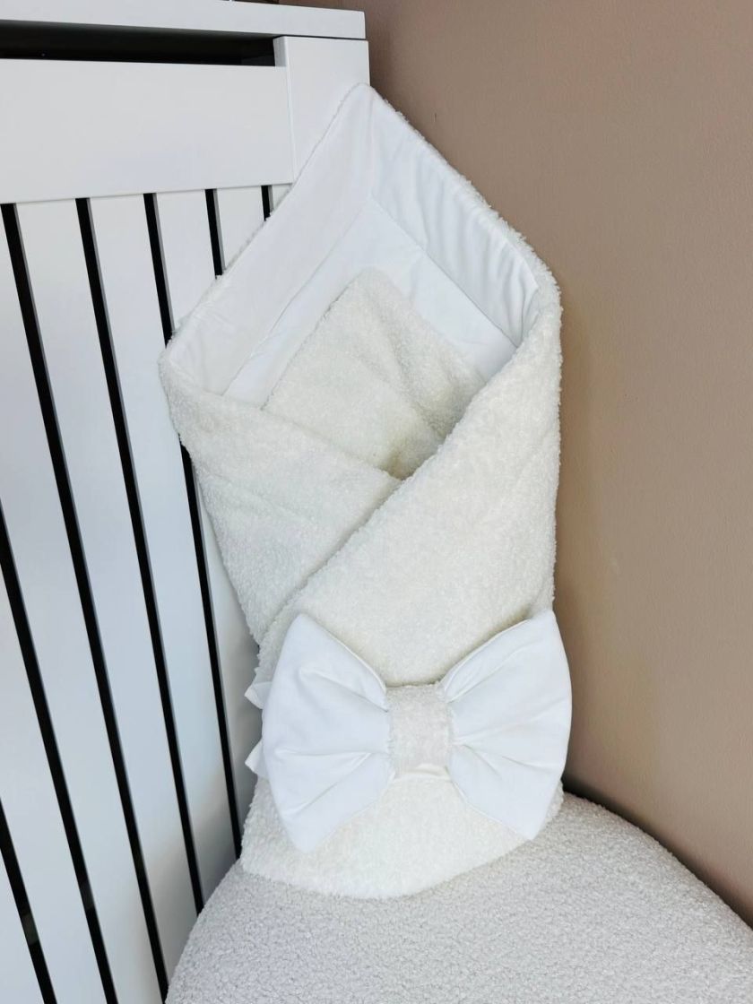 ❤ Демісезонний конверт-плед бараш. Колір - Молочний (#43320267) ✓ Anna Konvert