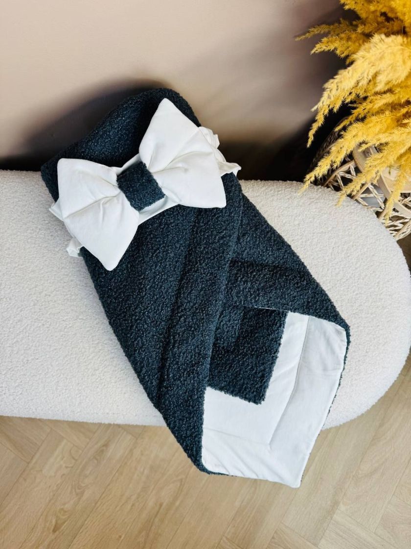 ❤ Демісезонний конверт-плед бараш. Колір - Графіт (#17299375) ✓ Anna Konvert