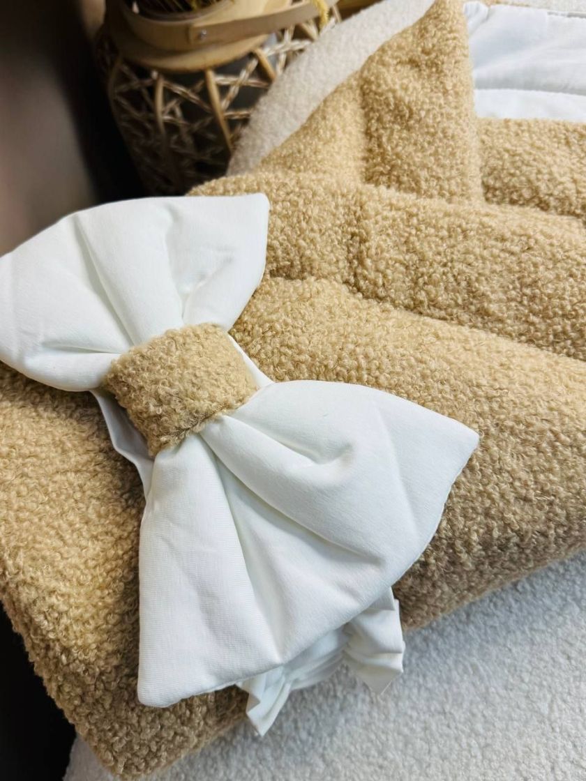 ❤ Демісезонний конверт-плед бараш. Колір - Бежевий (#44518879) ✓ Anna Konvert