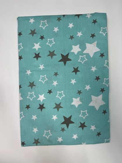 ❤ Змінна дитяча постіль, підковдра 110см на 90см. Принт - Зірки різні на блакитному (#11178541) ✓ Anna Konvert 2