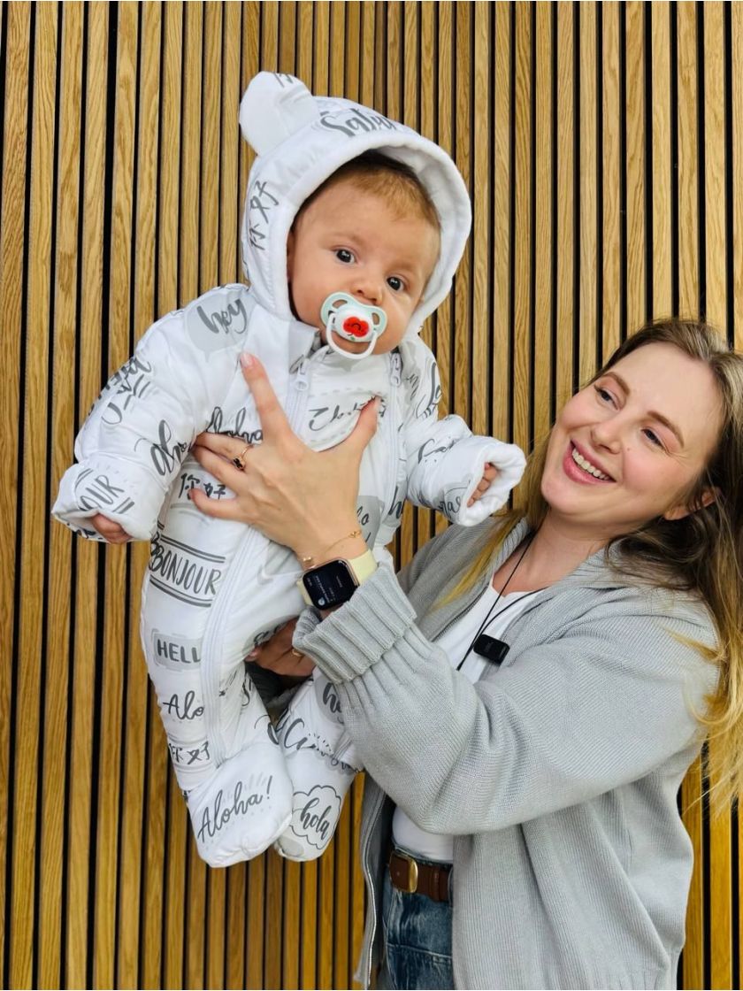 ❤ Комбінезон Принти кольорові, "Маленький ведмедик". Принт - Hello World. Розвір - 3-6міс. Сезон - Демісезонний (#44171637) ✓ An