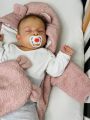❤ Демісезонний комбінезон Бараш з шапочкою, 0-4 міс.. Колір - Пильна троянда (#48918042) ✓ Anna Konvert