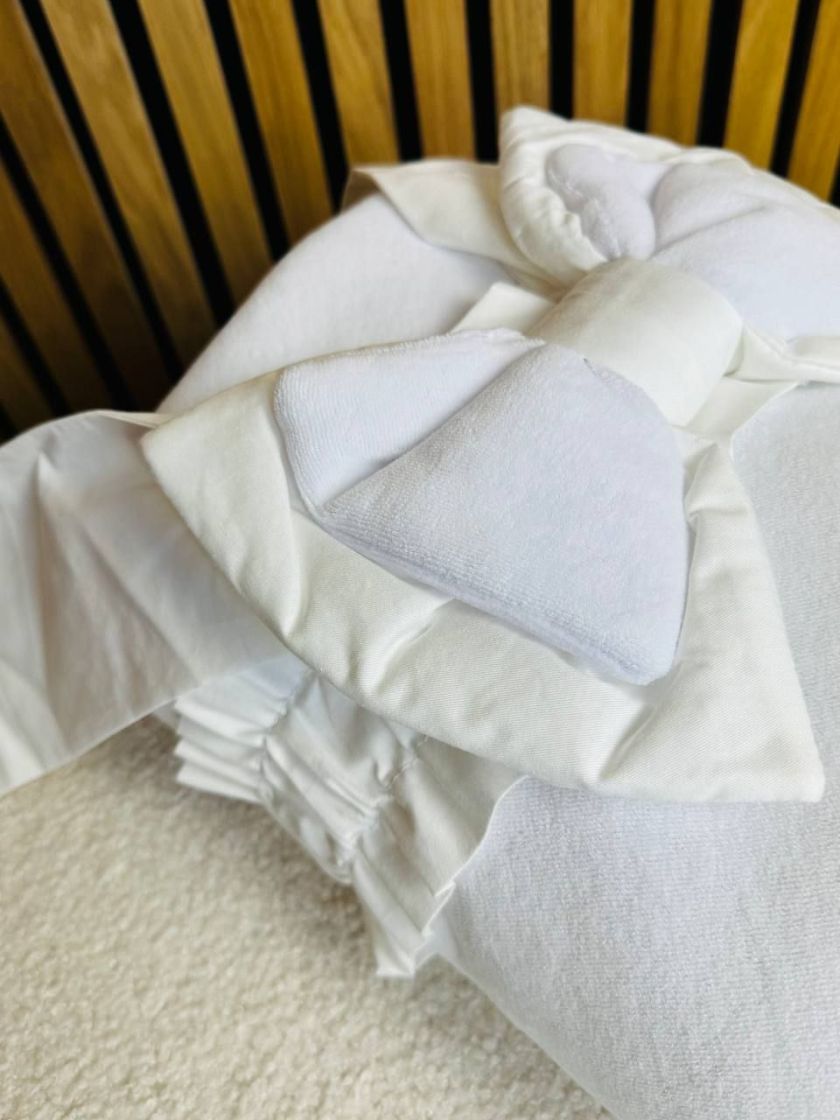 ❤ Конверт демісезонний велюр "Янголятко". Колір - Білий (#2201327) ✓ Anna Konvert