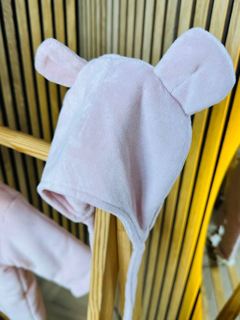 ❤ Комбез демісезонний велюр "Янголятко". Колір - Персик (#56600738) ✓ Anna Konvert