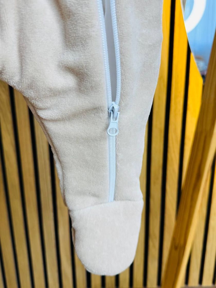 ❤ Комбез демісезонний велюр "Янголятко". Колір - Бежевий (#43081720) ✓ Anna Konvert