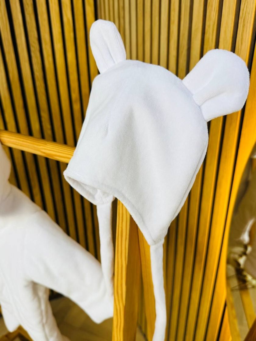 ❤ Комбез демісезонний велюр "Янголятко". Колір - Білий (#96707053) ✓ Anna Konvert