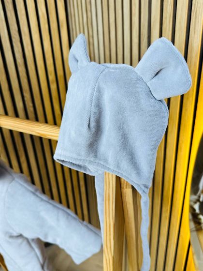 ❤ Комбез демісезонний велюр "Янголятко". Колір - Сірий (#74012688) ✓ Anna Konvert 2