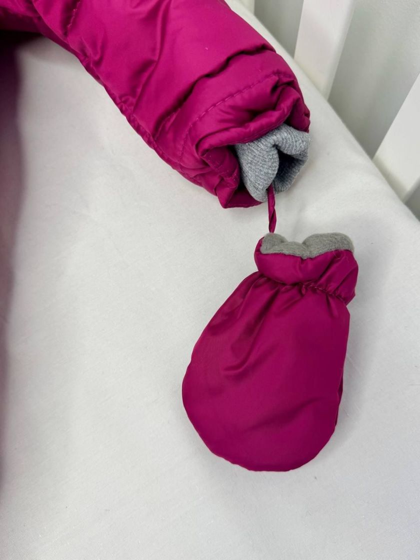 ❤ Комбінезон зимовий "Рукавичка". Колір - Темно рожевий. Розмір - 86 (#21668315) ✓ Anna Konvert