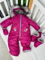 ❤ Комбінезон зимовий "Рукавичка". Колір - Темно рожевий. Розмір - 86 (#21668315) ✓ Anna Konvert