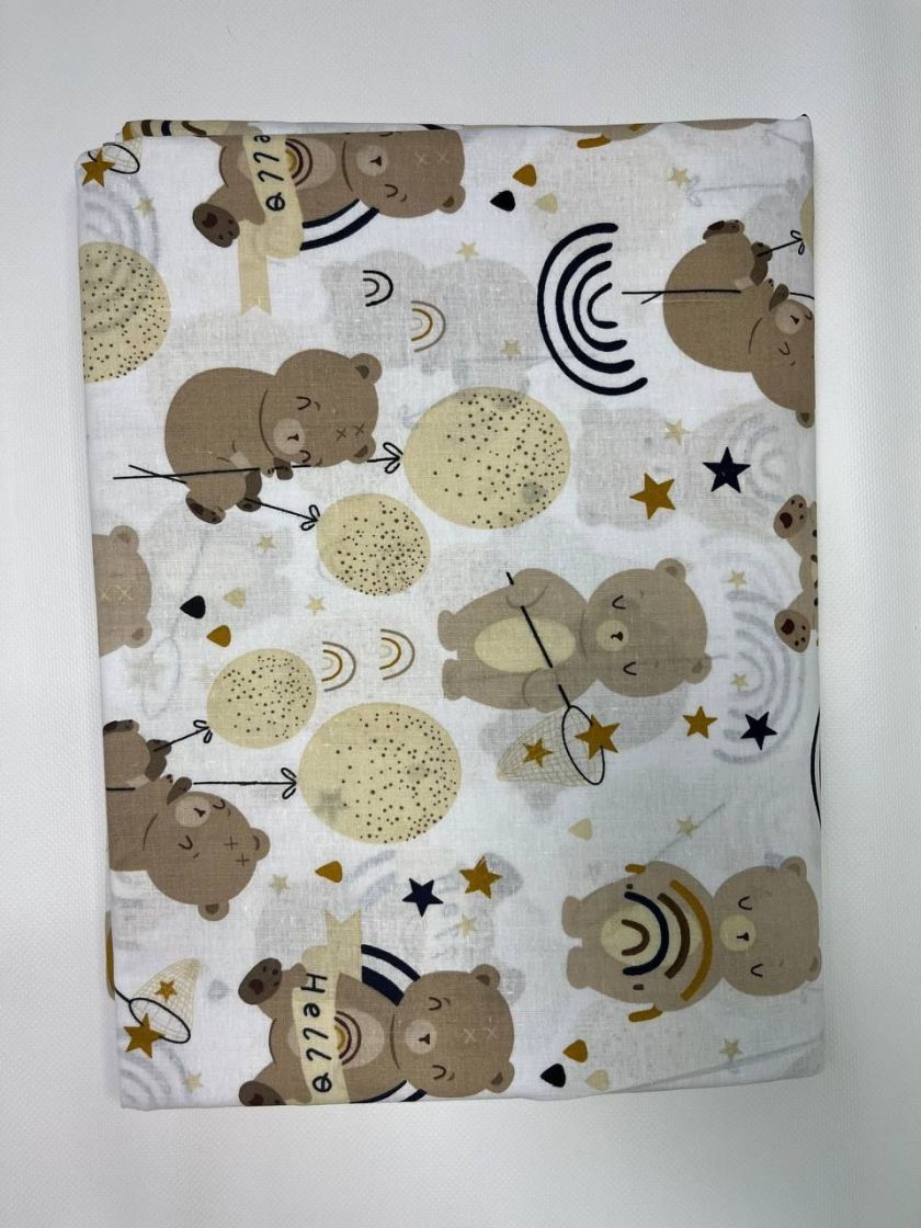 ❤ Змінна дитяча постіль, розмір підковдри 140 см на 110 см. Принт - Ведмідь з веселками (#44317781) ✓ Anna Konvert