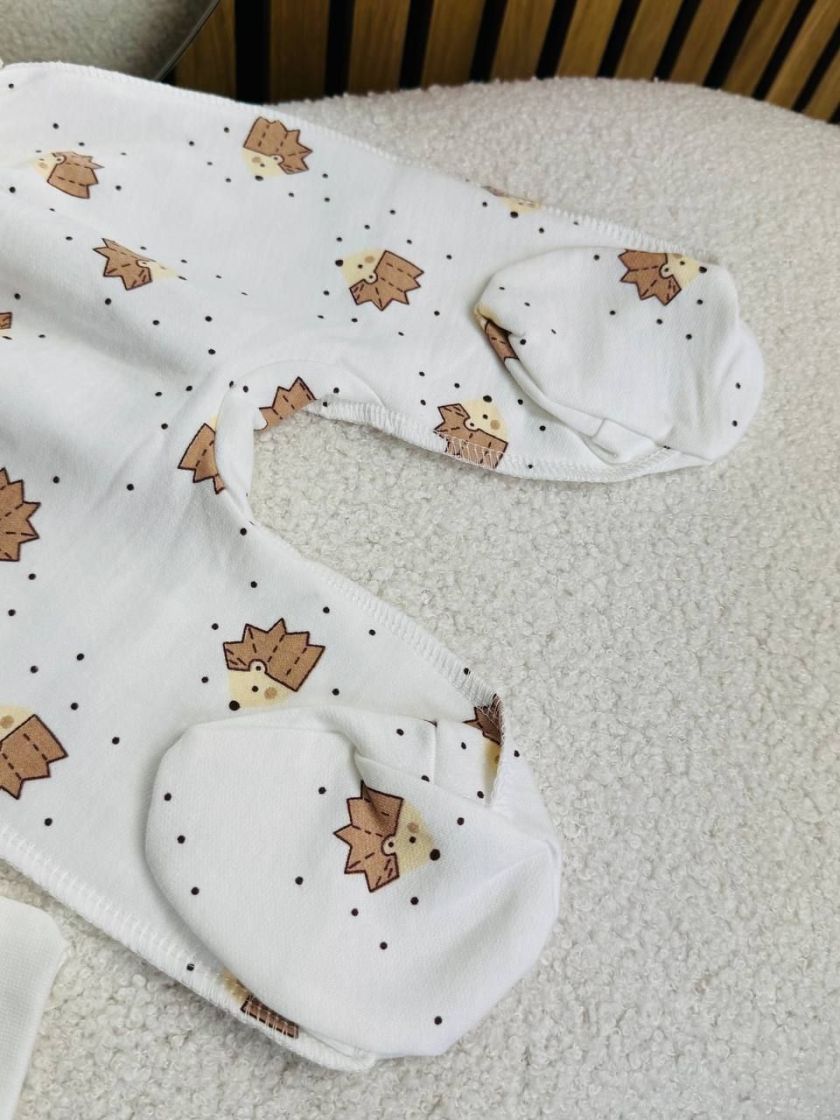 ❤ Комплект 3ка з сорочкою байка, Ромашка. Колір - Їжаки. Розмір - 56-62 (#25516363) ✓ Anna Konvert