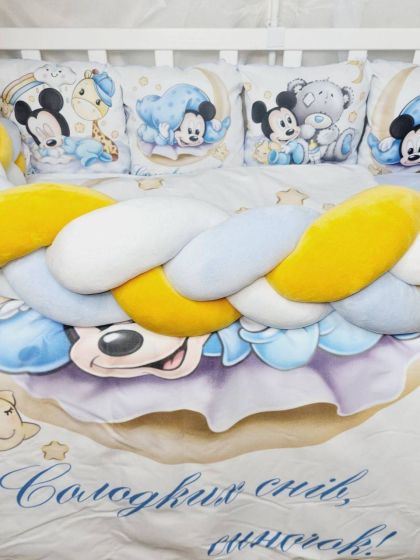 ❤ Набір преміум Бонна. Колір - Міккі блакитний "Солодких снів" (#74936040) ✓ Anna Konvert 2