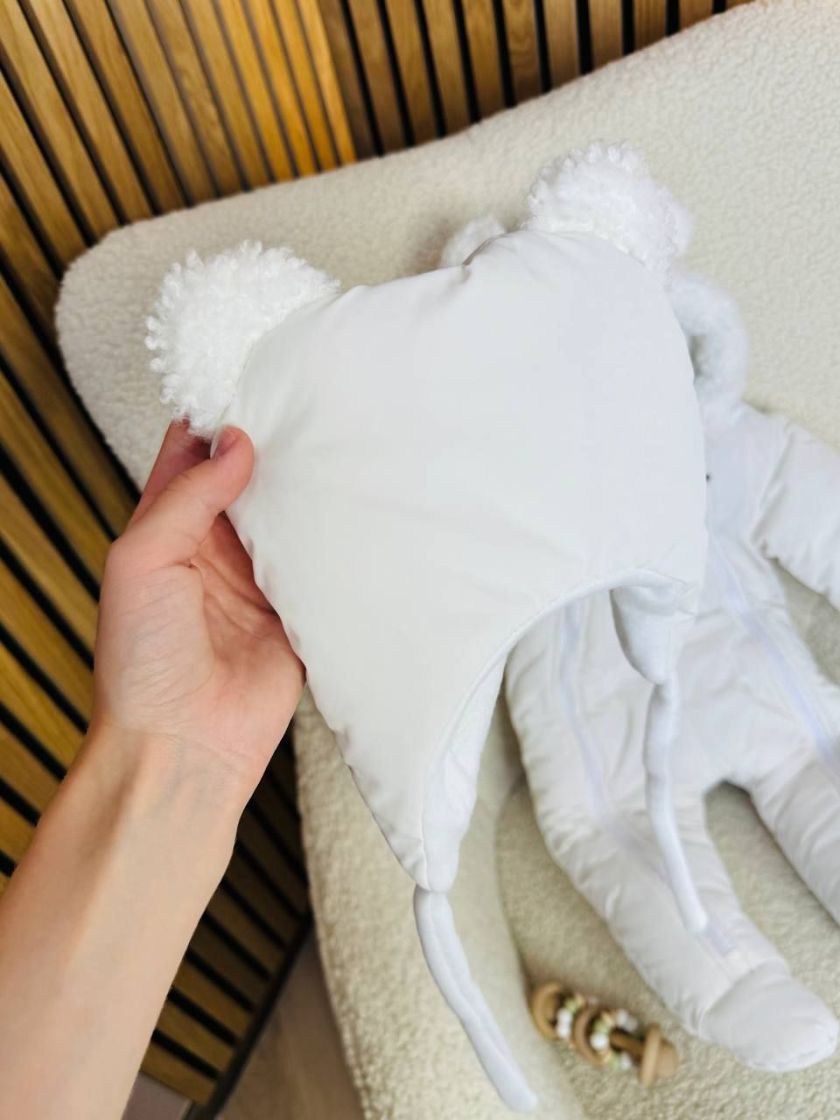 ❤ Зимовий комбінезон "Гном". Колір - Молочний. Розмір - 3-6 (#702646485) ✓ Anna Konvert