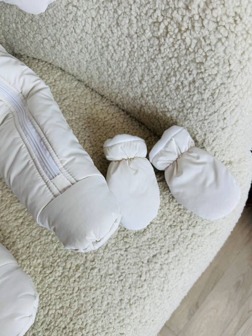 ❤ Зимовий комбінезон "Гном". Колір - Молочний. Розмір - 0-3 (#72591599) ✓ Anna Konvert