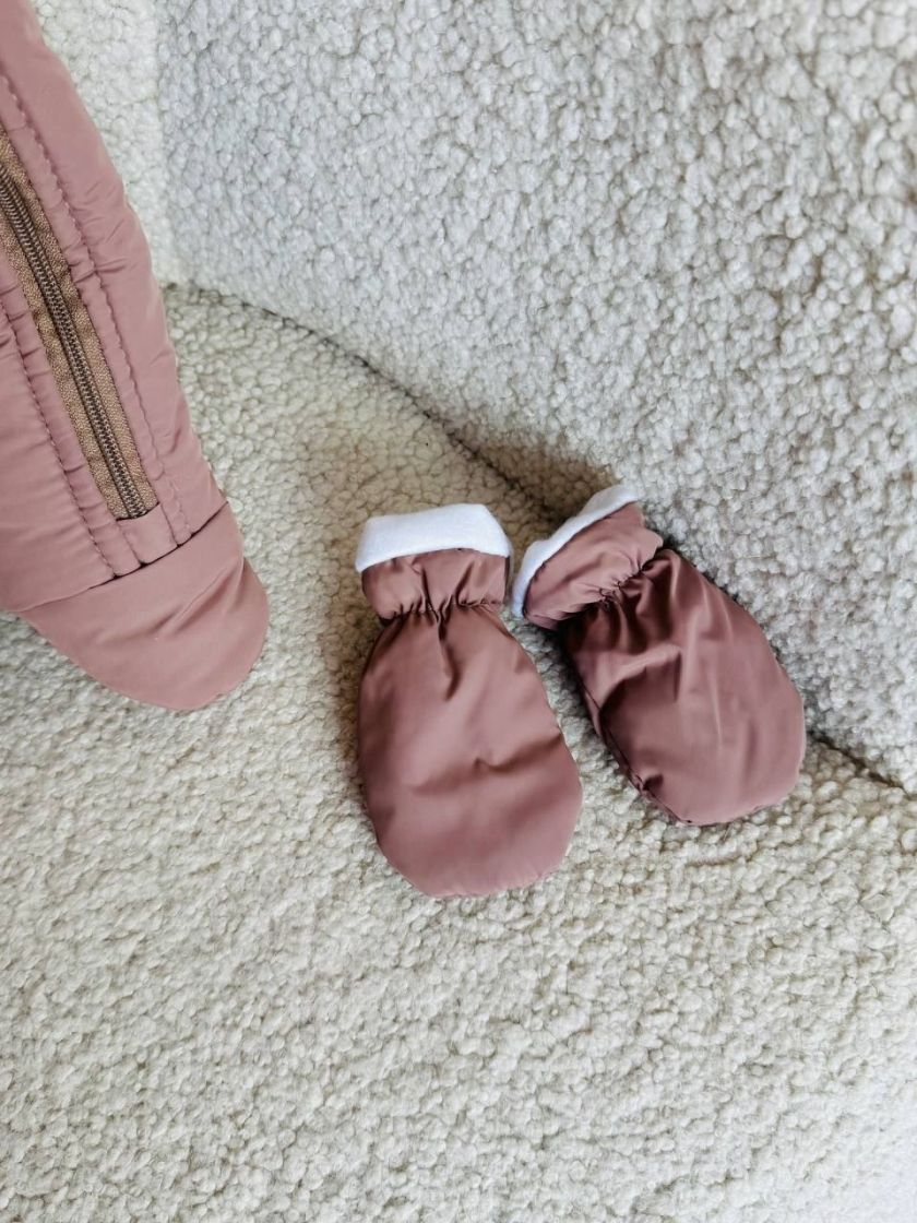 ❤ Зимовий комбінезон "Гном". Колір - Капучино. Розмір - 0-3 (#0501) ✓ Anna Konvert