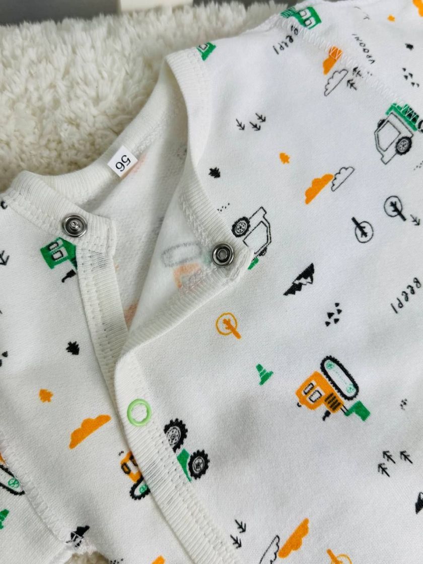 ❤ Комплект 3ка з боді, байка 56р. Принт - Трактор (#62354333) ✓ Anna Konvert