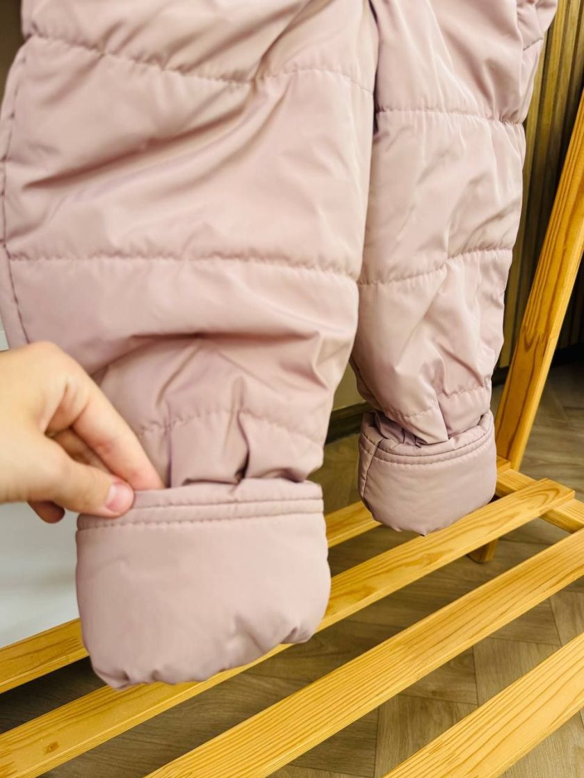 ❤ Комбез цільник демісезонний. Колір - Пудровий. Розмір - 92-98 (#39218099) ✓ Anna Konvert