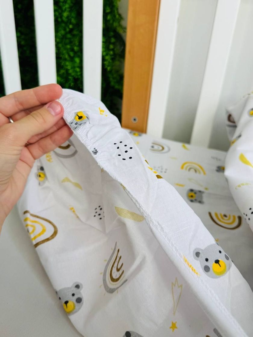 ❤ Змінна дитяча постіль, розмір підковдри 140 см на 110 см. Принт - Веселки жовті (#72734517) ✓ Anna Konvert