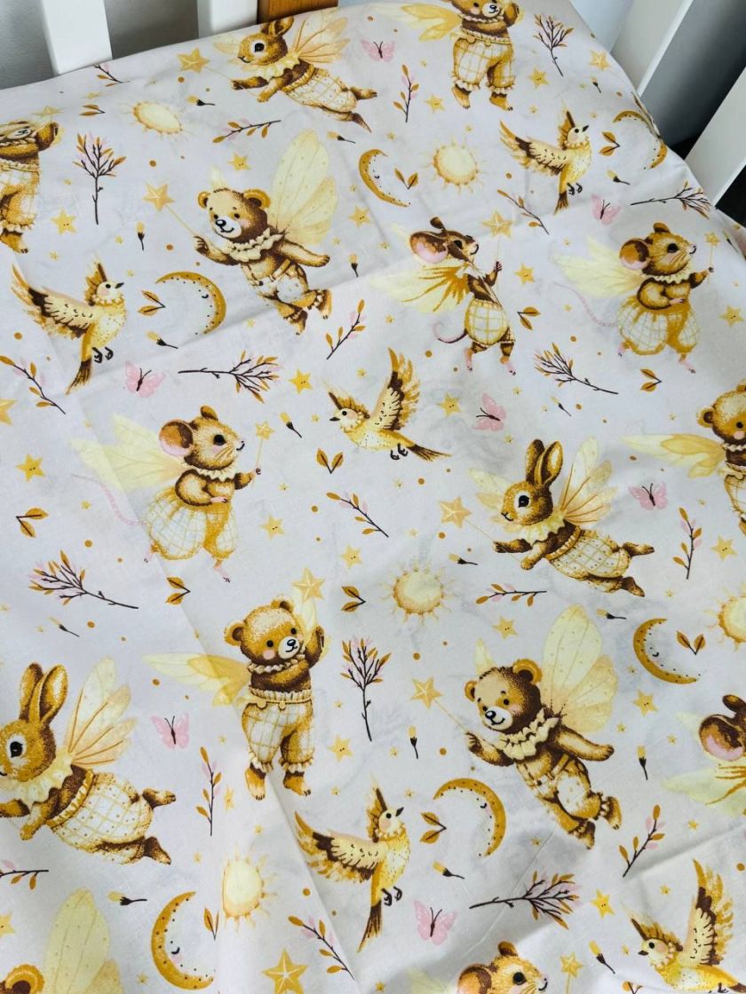 ❤ Змінна дитяча постіль, розмір підковдри 140 см на 110 см. Принт - Звірята з крильцями (#70161812) ✓ Anna Konvert