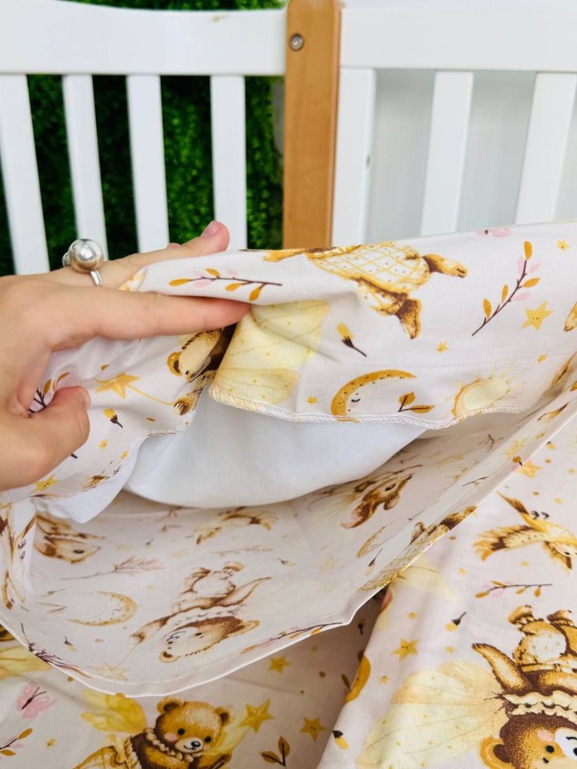 ❤ Змінна дитяча постіль, розмір підковдри 140 см на 110 см. Принт - Звірята з крильцями (#70161812) ✓ Anna Konvert